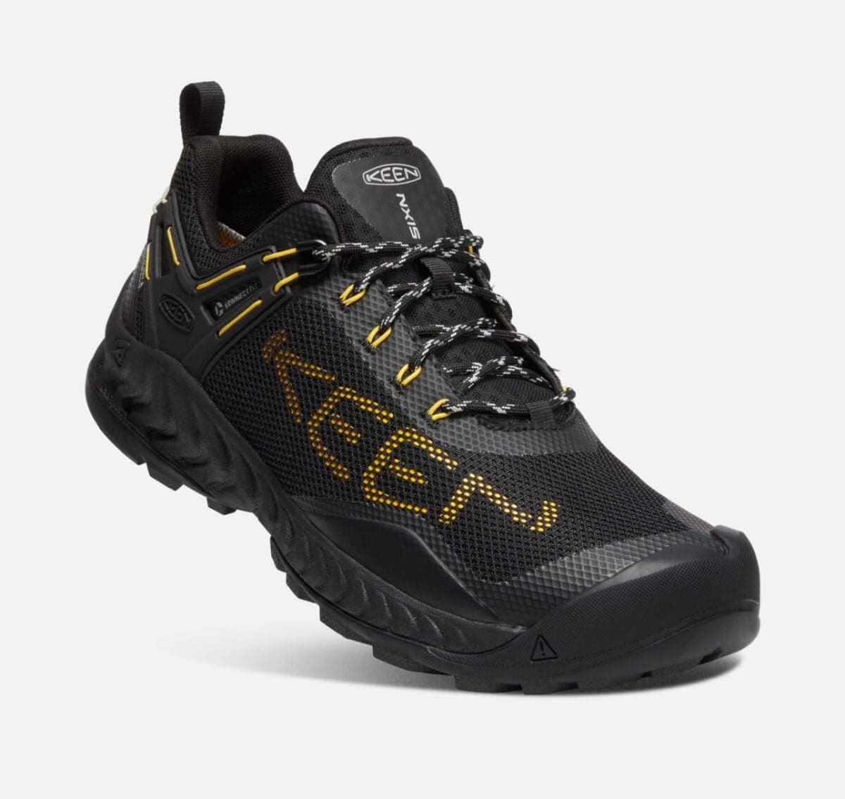 KEEN NXIS EVO WP – Black / KEEN Yellow