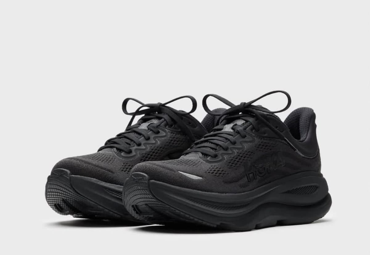 Black HOKA Running Shoes