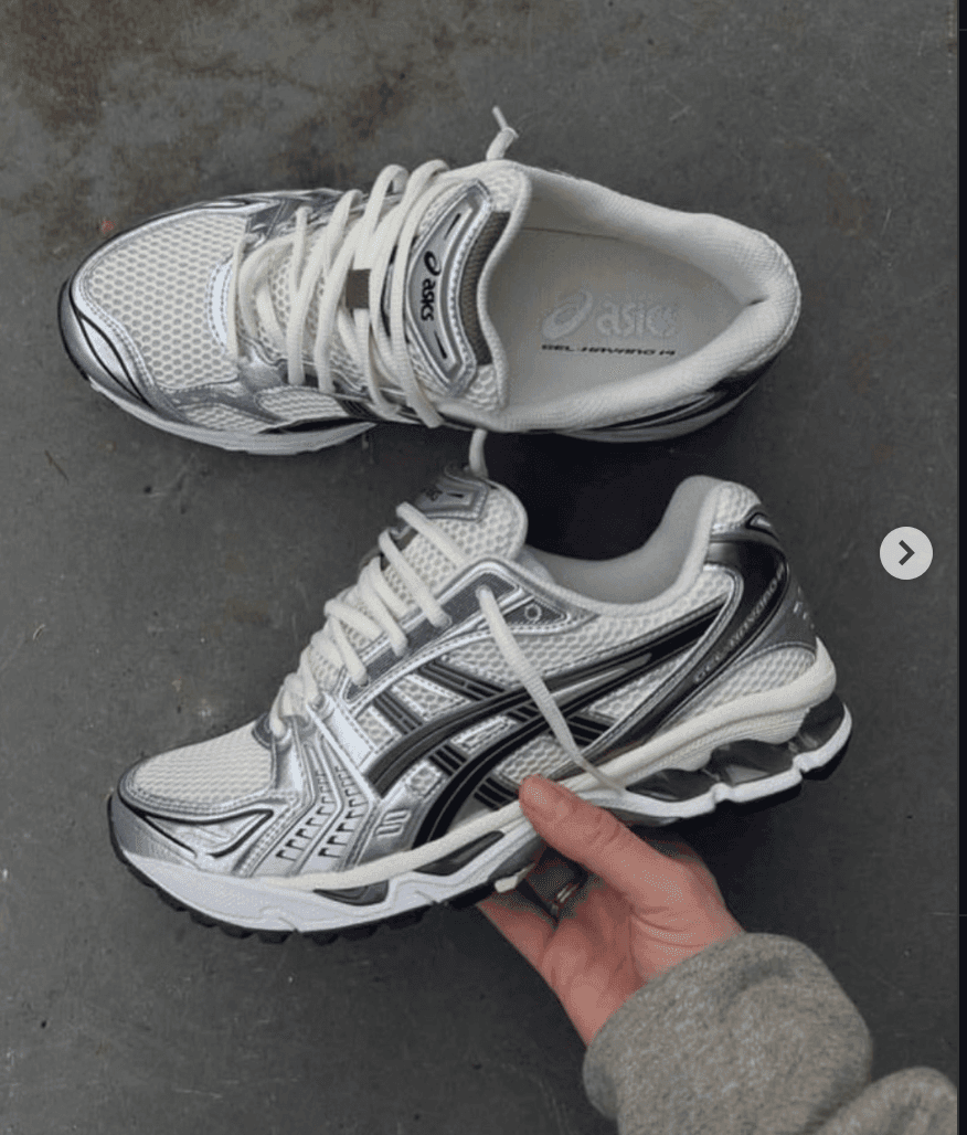 ASICS gel kayano 14 silver